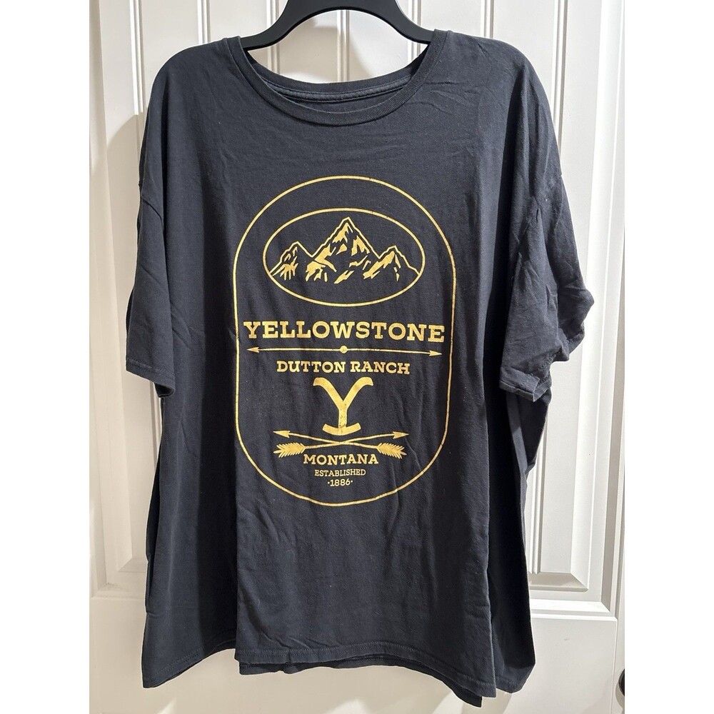 Paramount Yellowstone Dutton Ranch Montana Graphic Shirt- Men's 2XL
